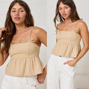 Iris Bow Detail Cami Top